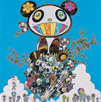 TAKASHI MURAKAMI Panda Family * Panda Family- Happiness.